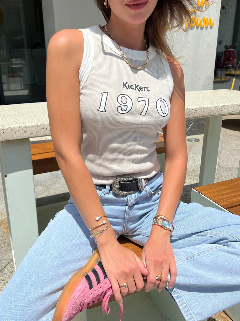 Beige 1970 Tank Top - Mii