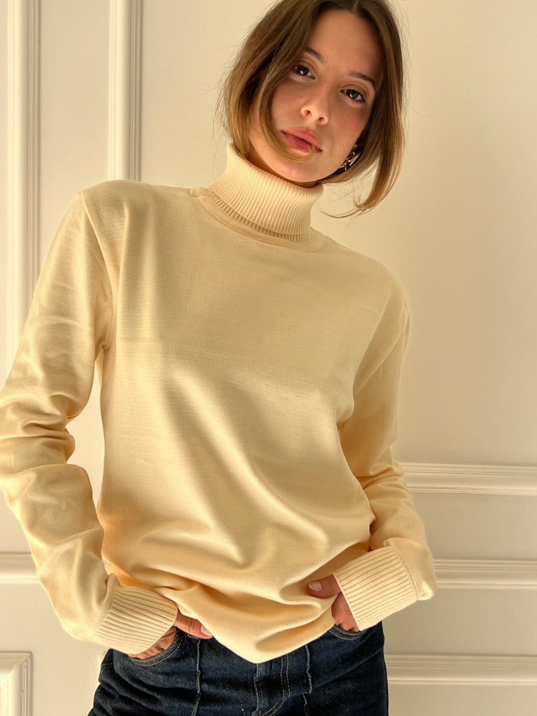 Beige Basic Fit Pullover - Mii