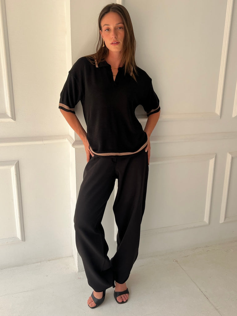 Black Balloon Formal Pants - Mii