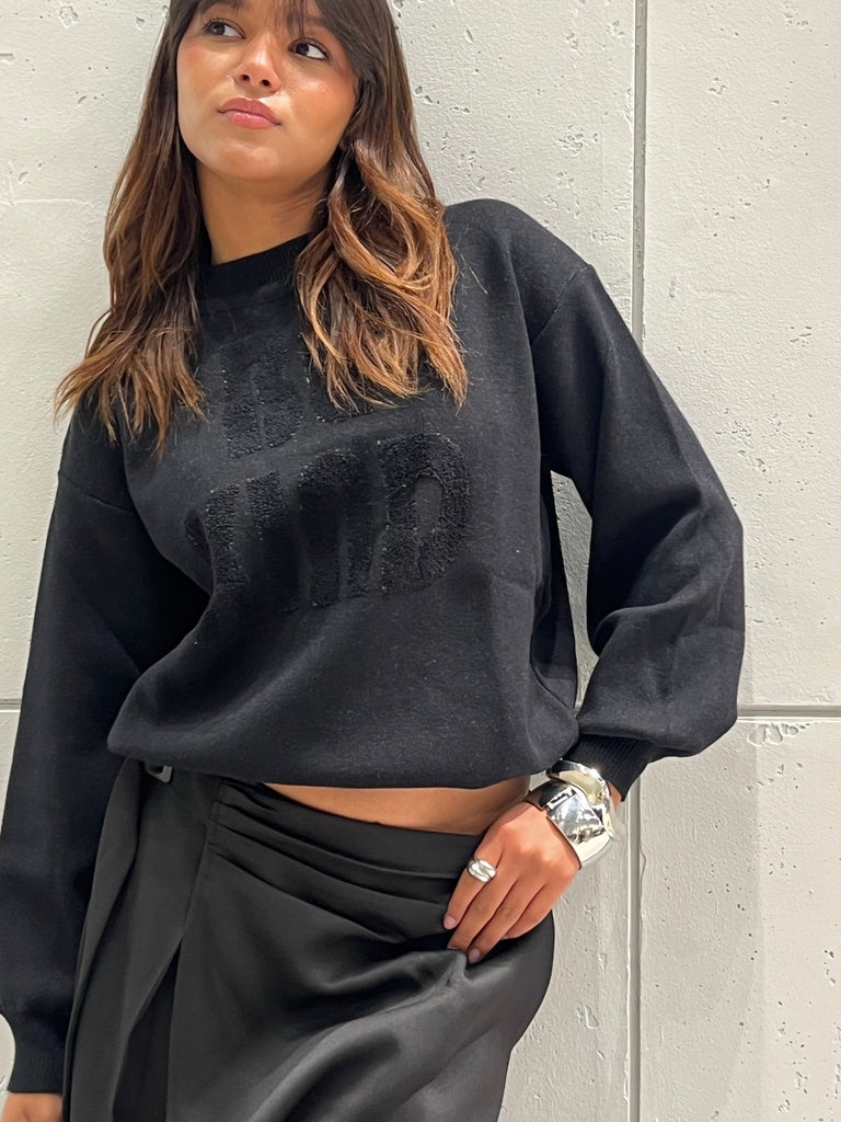 Black “Be Kind” Pullover - Mii