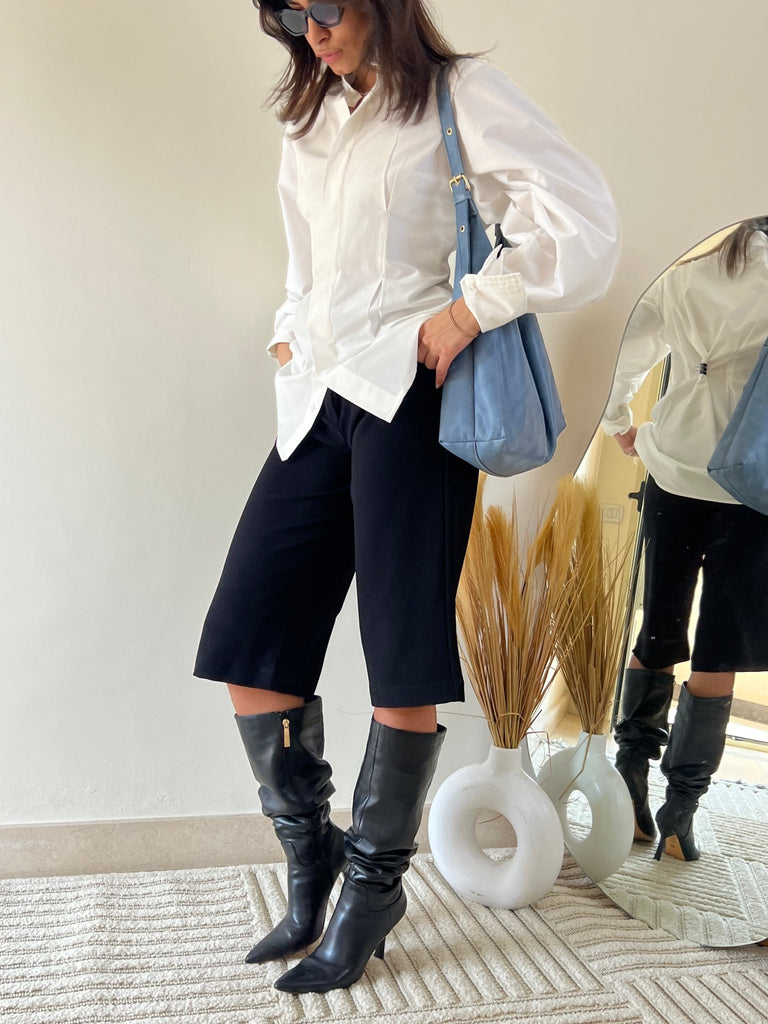 Black Formal Pentacore Pants - Mii