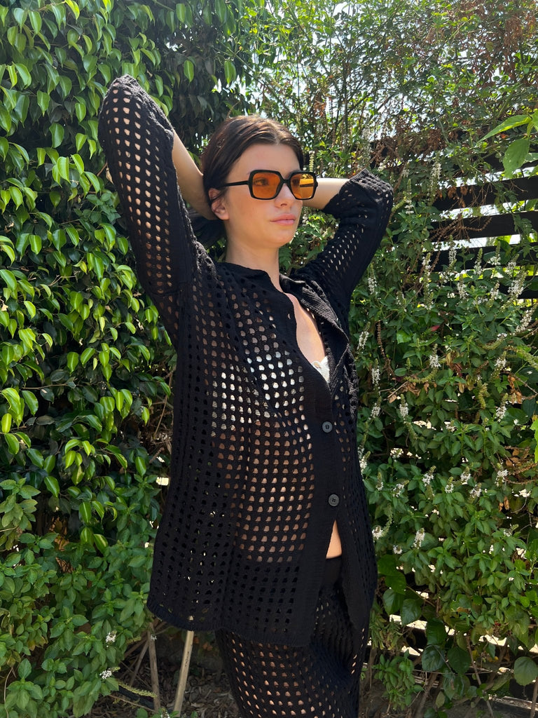 Black Hollow Out Set - Mii