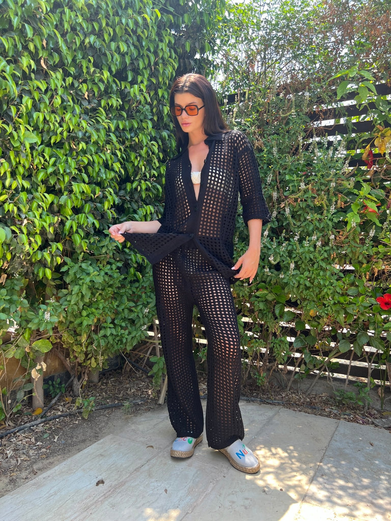 Black Hollow Out Set - Mii