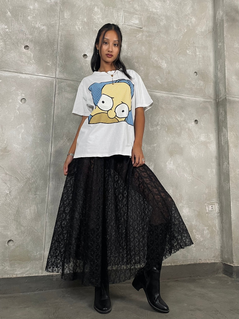 Black Lace Skirt - Mii