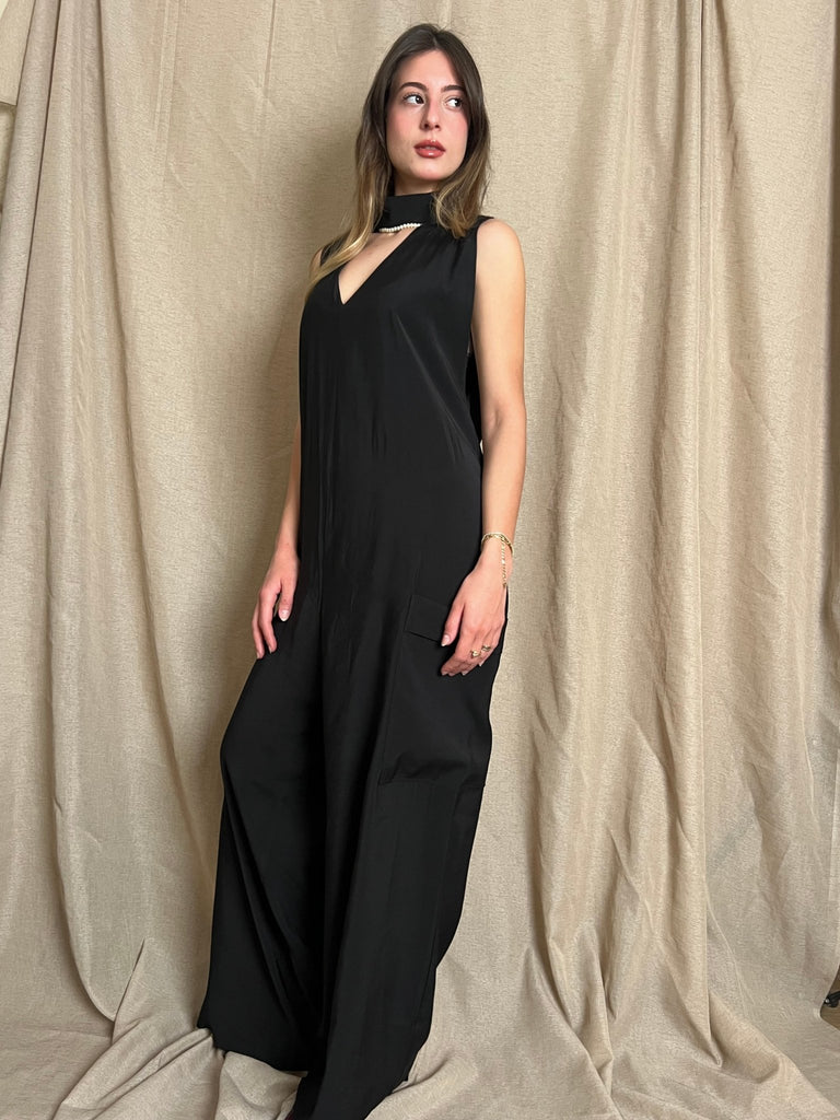 Black Loose Jumpsuit - Mii