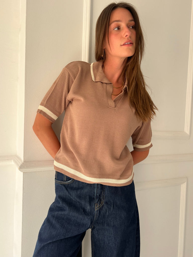 Brown Polo Shirt - Mii