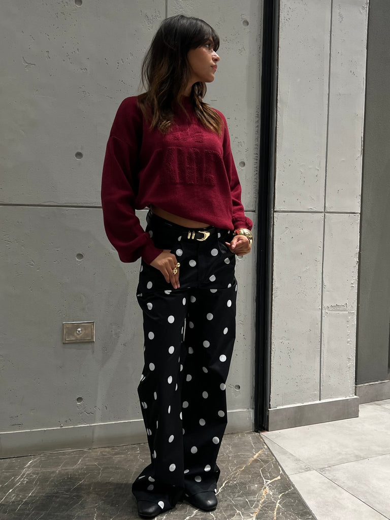 Burgundy “Be Kind” Pullover - Mii