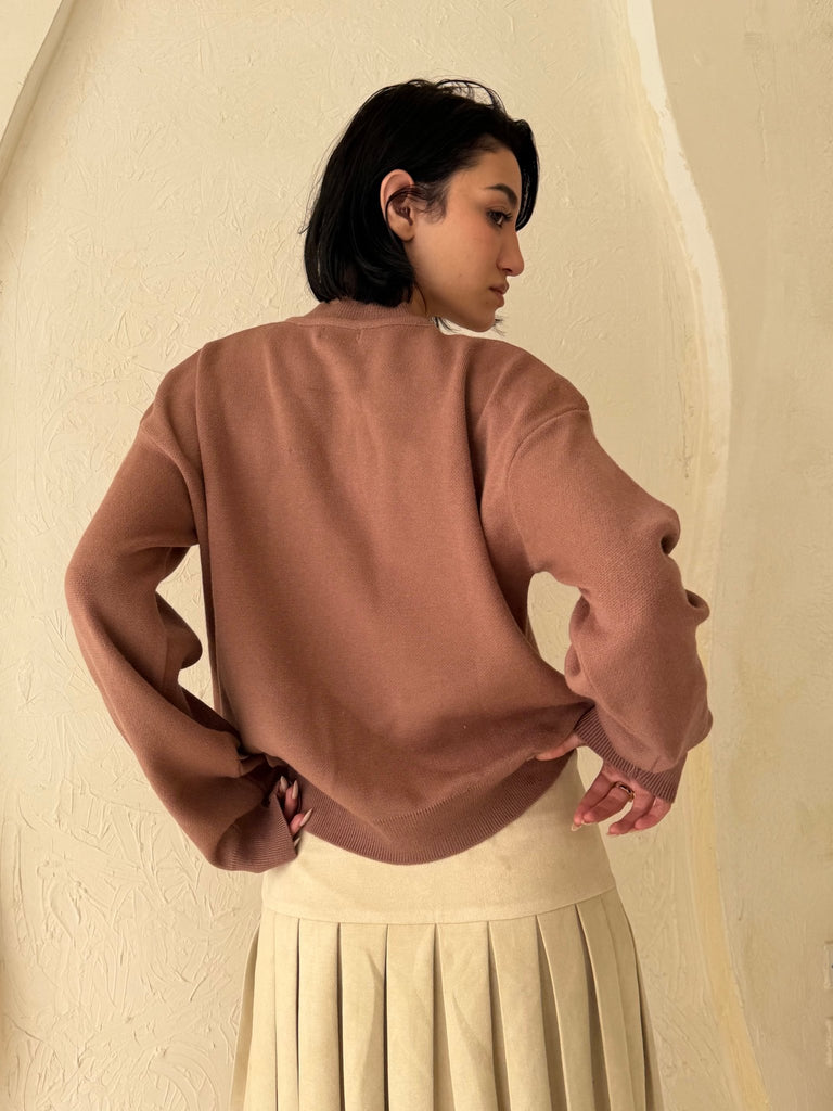 Cafe Cherry knit Pullover - Mii