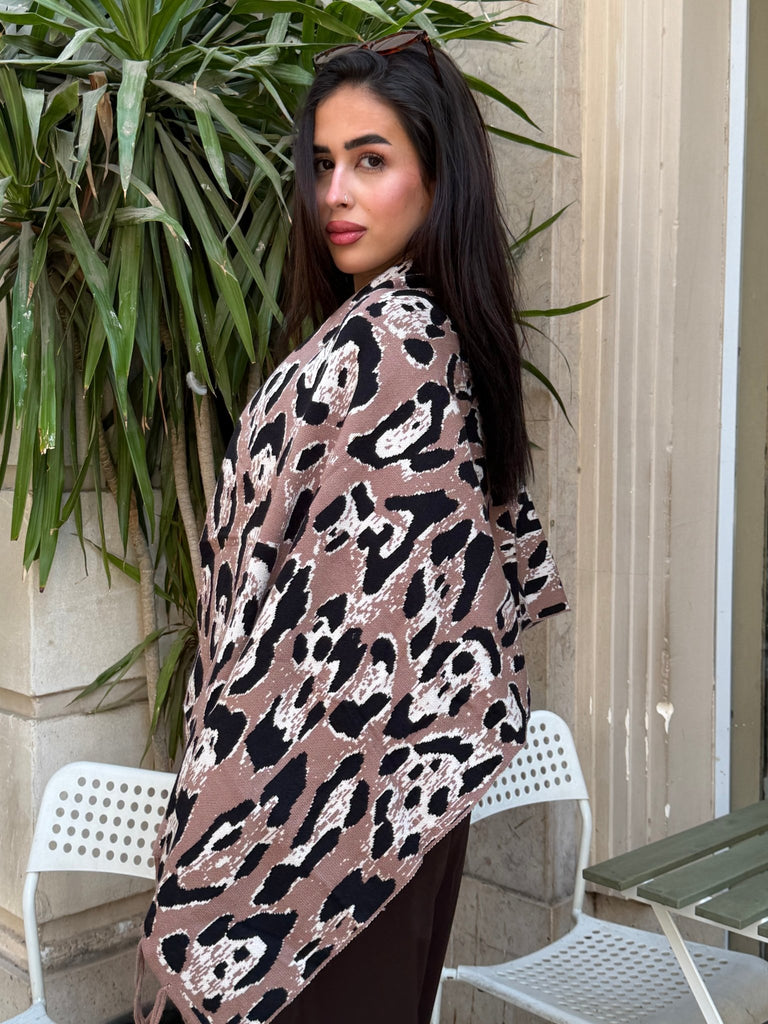 Cafe X Black Knit Scarf - Mii