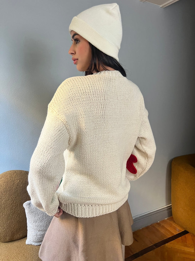 Colorful Flowers Pullover - Mii