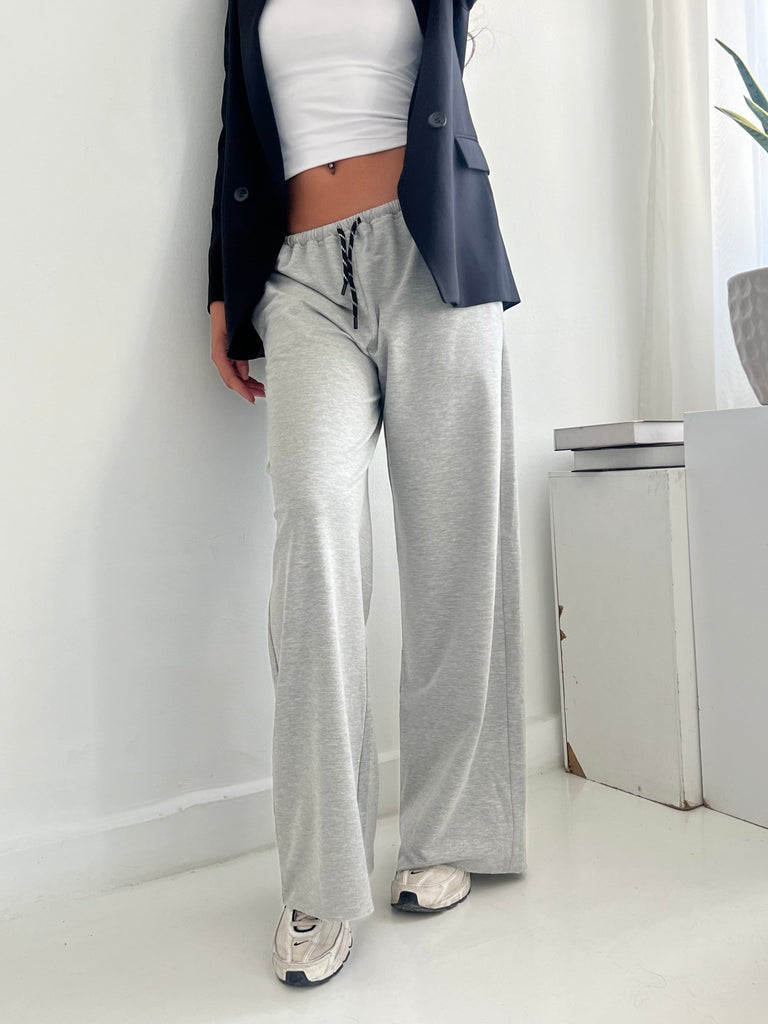 Grey Basic Sweatpants - Mii