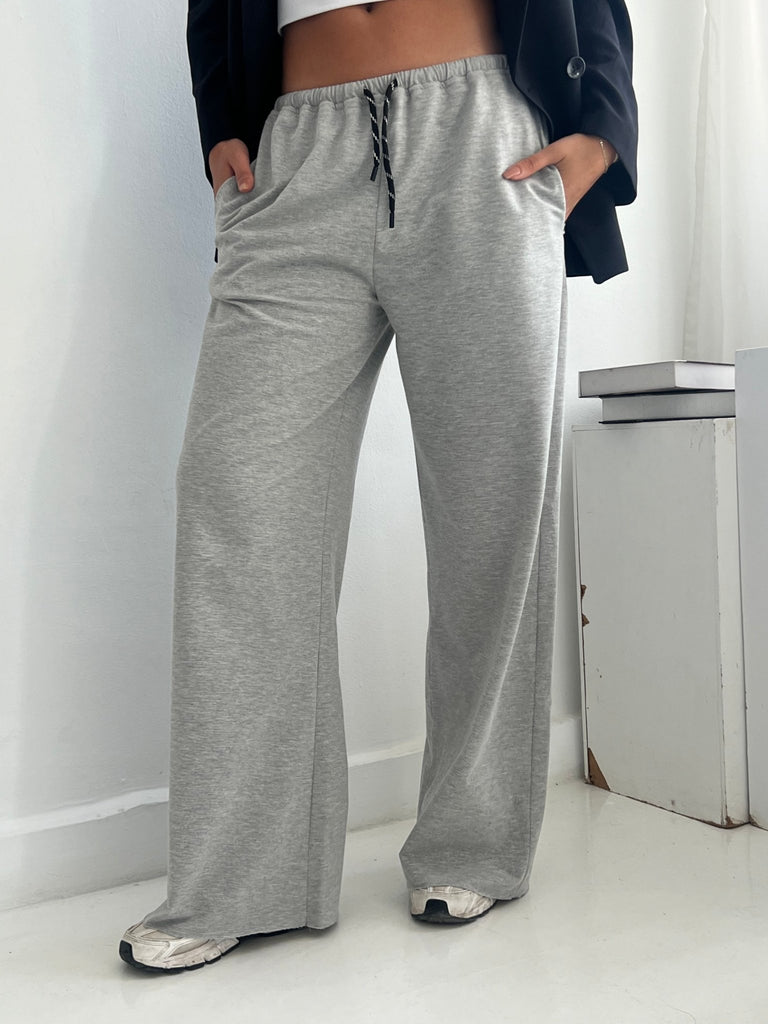Grey Basic Sweatpants - Mii
