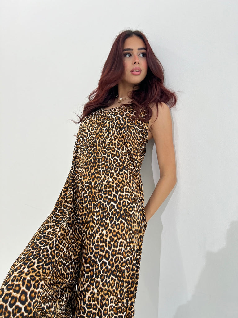 Leopard Print Jumpsuit - Mii