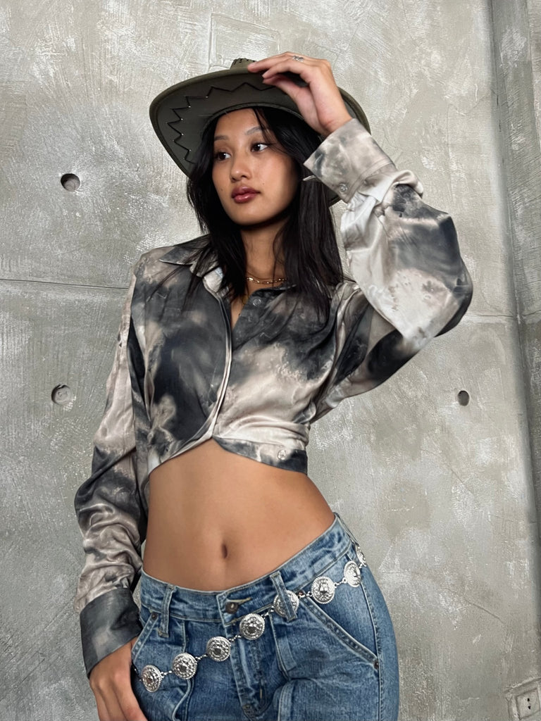 Multi Color Satin Shirt - Mii