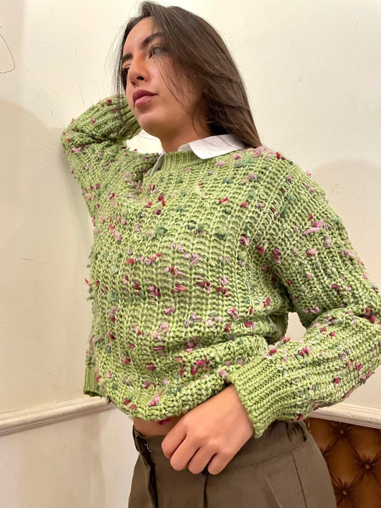 Olive Tweed Pullover - Mii