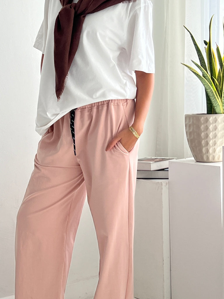 Pink Basic Sweetpants - Mii