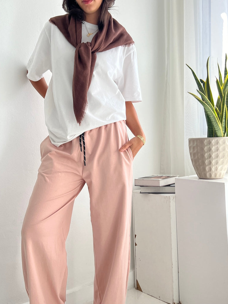 Pink Basic Sweetpants - Mii