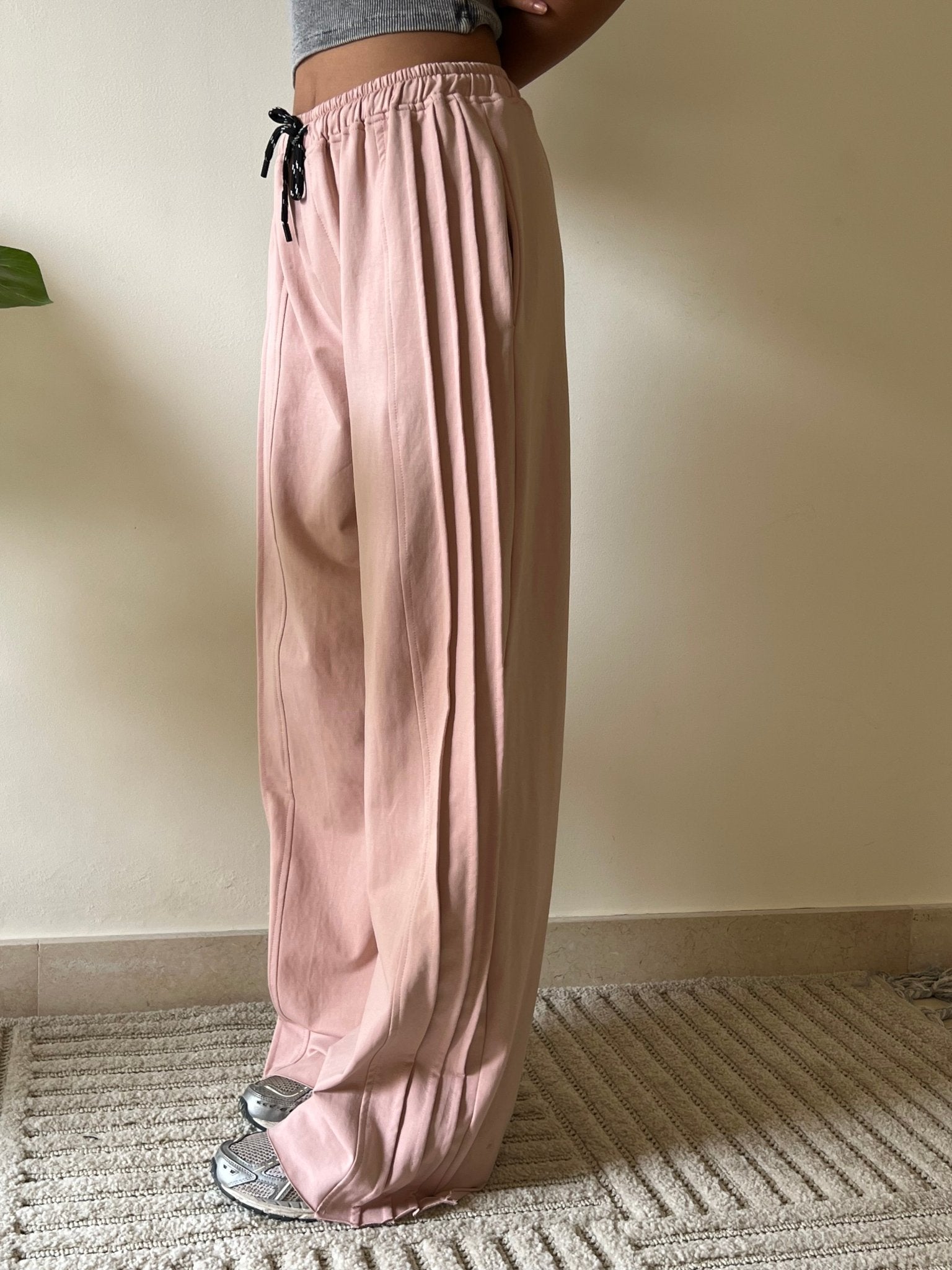 Pink Pleated Sweetpants – Mii