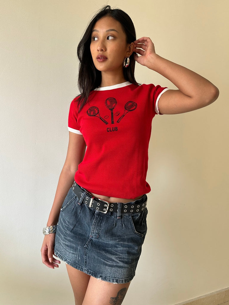Red Tennis Club Shirt - Mii