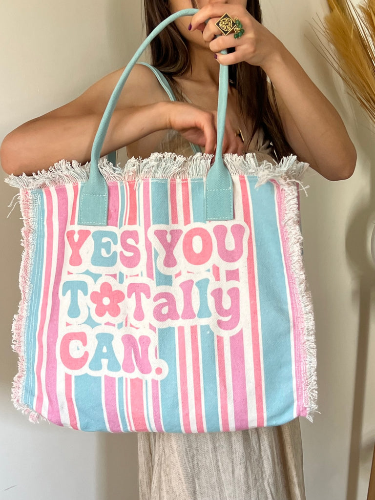Yes You Totally Can Tote Summer Bag - Mii