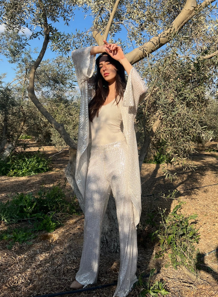 Beige Glowy Cardigan - Mii