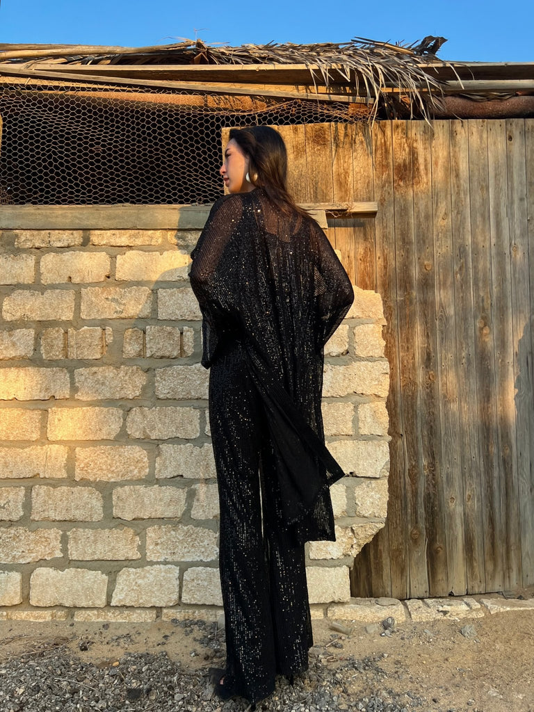 Black Glowy Cardigan - Mii