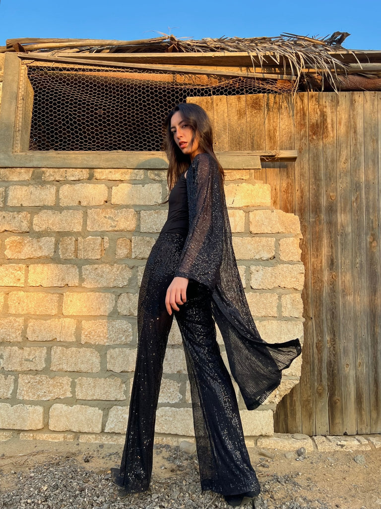 Black Glowy Pants - Mii